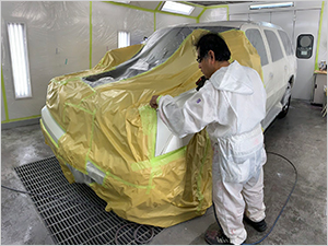 塗装担当 宇井 一成 ウイ カズシゲ